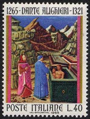 7° Centenario della nascita di Dante Alighieri - Inferno canto X