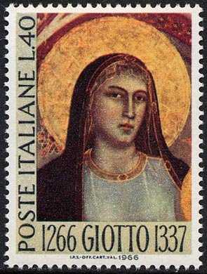 7° Centenario della nascita di Giotto - 'Madonna in Maestà' - Galleria degli Uffizi