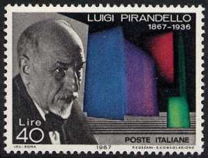 Centenario della nascita di Luigi Pirandello - ritratto dello scrittore
