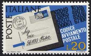 Codice di avviamento postale - L. 20