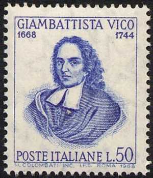 3° Centenario della nascita del filosofo Giambattista Vico - ritratto