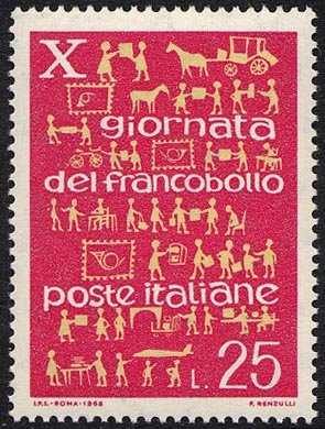 X Giornata del Francobollo - L. 25