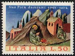 9° Centenario della morte di San Pier Damiani - miniatura di Giovanni di Paolo