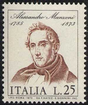 Centenario della morte di Alessandro Manzoni - ritratto di Francesco Hayez