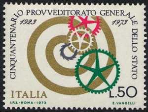 Cinquantenario del Provveditorato Generale dello Stato - L. 50