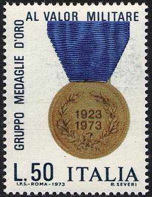 Cinquantenario dell'Associazione Gruppo Medaglie d'Oro al Valor Militare - L. 50