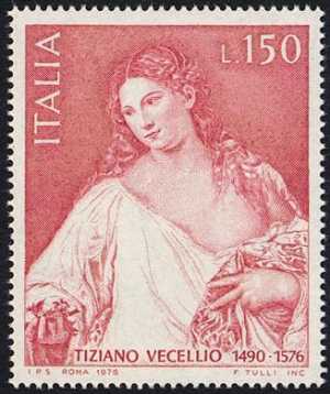 4° Centenario della morte di Tiziano Vecellio - 'Flora' - Uffizi di Firenze