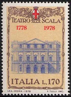 Bicentenario del Teatro alla Scala - veduta della facciata