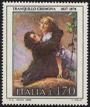 Arte Italiana - 'L'edera' di Tranquillo Cremona
