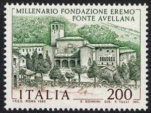 Millenario della fondazione dell'Eremo di Fonte Avellana - veduta dell'Eremo