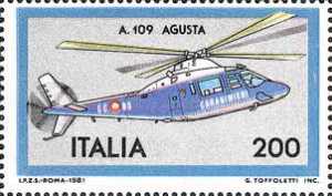Costruzioni aeronautiche italiane - elicottero ' A 109 Agusta '