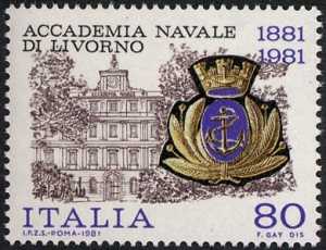 Centenario della fondazione della Accademia Navale di Livorno - sede dell'Accademia
