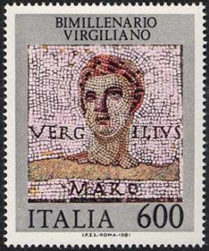 Bimillenario della morte di Publio Virgilio Marone - mosaico di Treviri