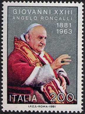 Centenario della nascita di Papa Giovanni XXIII - L. 200