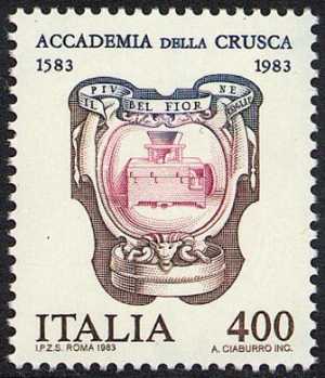 4° Centenario della fondazione della Accademia della Crusca - emblema