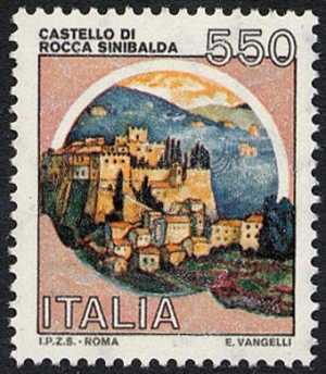 Castelli d'Italia - Serie ordinaria - L. 550