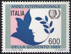 Anno internazionale della Gioventù - L. 600