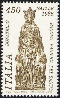 Natale - bronzo di Donato di Betto Bardi detto Donatello - «Madonna col Bambino» 