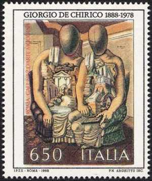 Patrimonio artistico e culturale italiano - Centenario della nascita di Giorgio De Chirico - «gli archeologi»