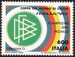 Germania campione del mondo di calcio 1990 - L. 600