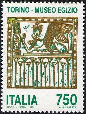 Patrimonio artistico e culturale italiano - Museo Egizio di Torino -«Sfinge alata»