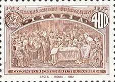 5° Centenario della scoperta dell'America - Colombo richiede aiuti