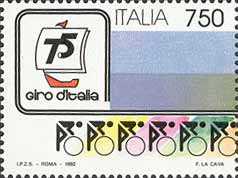 75° Giro ciclistico d'Italia - logo a sinistra