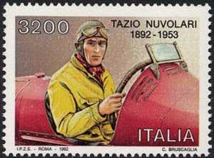 Centenario della nascita di Tazio Nuvolari - il pilota al volante