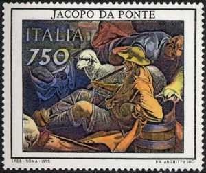 Patrimonio artistico e culturale italiano - Jacopo da Ponte detto Jacopo Bassano - «Adorazione dei Magi» - particolare