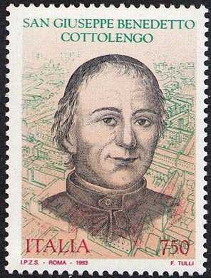 Omaggio all'opera di San Giuseppe Benedetto Cottolengo, fondatore della Piccola Casa della Divina Provvidenza di Torino