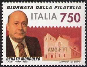 Giornata della filatelia - Omaggio a Renato Mondolfo - ritratto