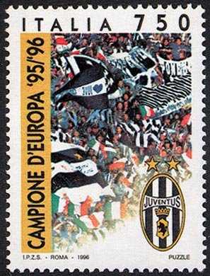 Juventus campione d'Europa 1995-96 - tifosi in festa