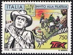 Invito alla filatelia - Fumetti - «Tex Willer» di Galep