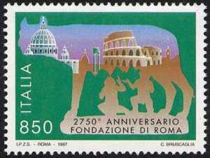2750° Anniversario della fondazione di Roma - «Lupa e monumenti»