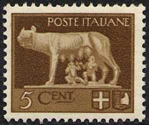 1929 - Serie detta «Imperiale» - Lupa di Roma