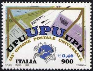 125° Anniversario dell'Unione Postale Universale - U.P.U.