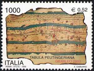 Preparazione al Giubileo - Tabula Peutingeriana