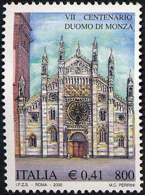 VII° Centenario della costruzione del Duomo di Monza - la facciata