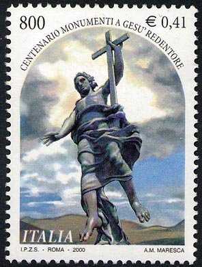 Centenario dei «Monumenti a Gesù Redentore»  - statua di V.  Jerace