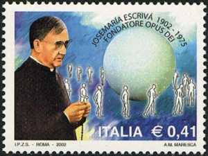 Centenario della nascita di Beato Josemaría Escrivá fondatore dell'Opus Dei