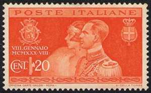 1930 - Nozze del principe Umberto con Maria Jose del Belgio 