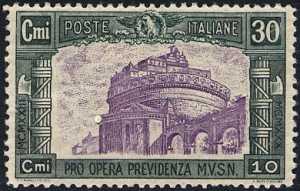 1930 - Pro opera di previdenza M.V.S.N. - 3ª serie - Castel Sant'Angelo