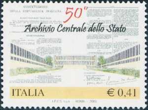 Cinquantenario della istituzione dell'Archivio Centrale dello Stato - Roma