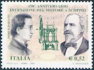 150° Anniversario dell'invenzione del motore a scoppio da parte di Padre Eugenio Barsanti e Felice Matteucci