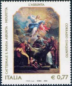 3° Centenario della nascita di Corrado Giaquinto - pittore - «L'Assunta»
