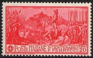 1930 -  4º Centenario della morte di Francesco Ferrucci - l'assedio di Volterra