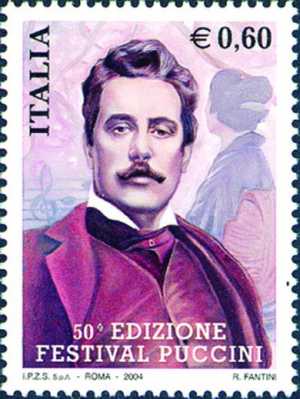 50ª  Edizione del «Festival Puccini» - ritratto di Giacomo Puccini