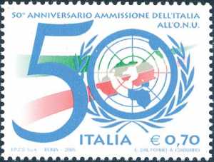 Cinquantenario dell'ammissione dell'Italia all'O.N.U.