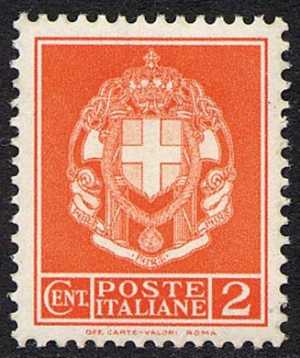 1930 - Serie ordinaria - Nuovo tipo emesso per l'affrancatura della corrispondenza per ciechi