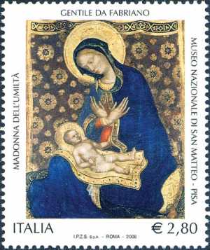 Patrimonio artistico e culturale italiano - Gentile da Fabriano - dipinto «Madonna dell'Umiltà»